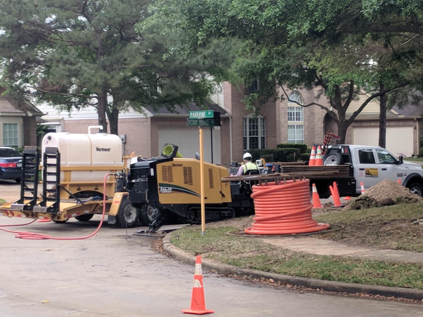 Anyone know what these guys are installing?