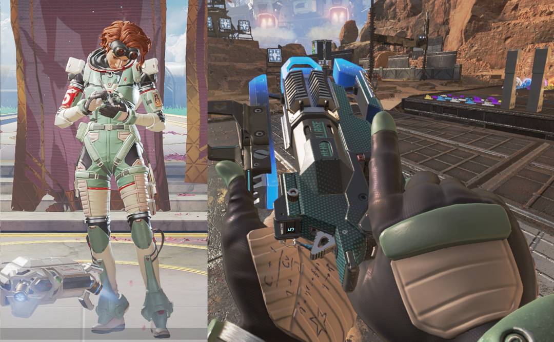 [Apex Legends] Horizon can frequently be seen writing notes on her left ...