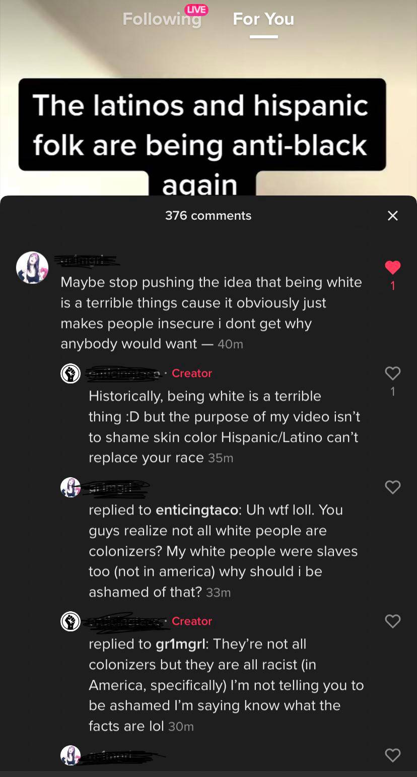 Apparently all white ppl are racist lol