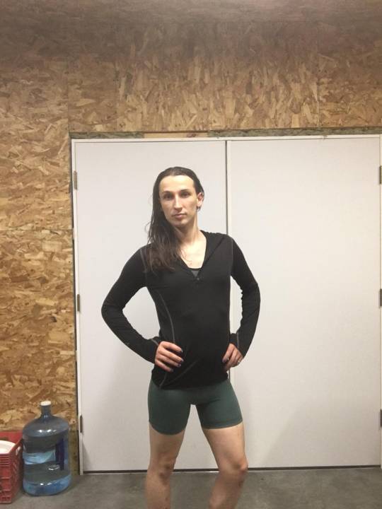 Apparently I was serious after working out. {MtF (approaching 2 months HRT)}
