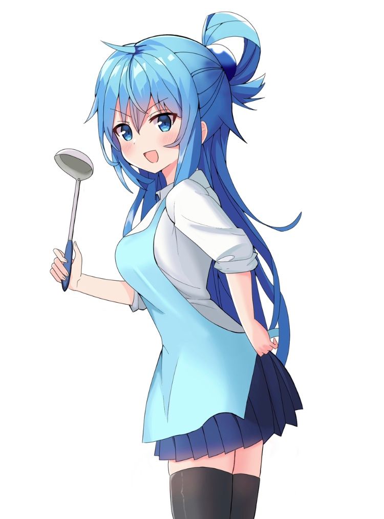 Aqua preparing Dinner