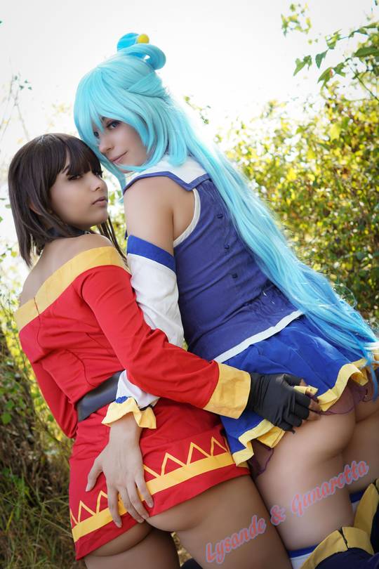 Aqua X Megumin Konosuba Double Booty by Lysande and Gunaretta