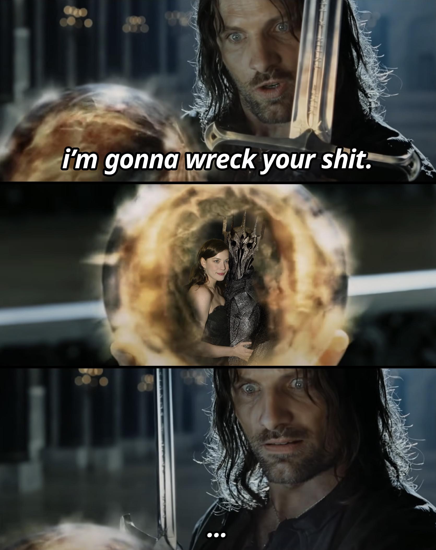 Aragorn vs. Sauron