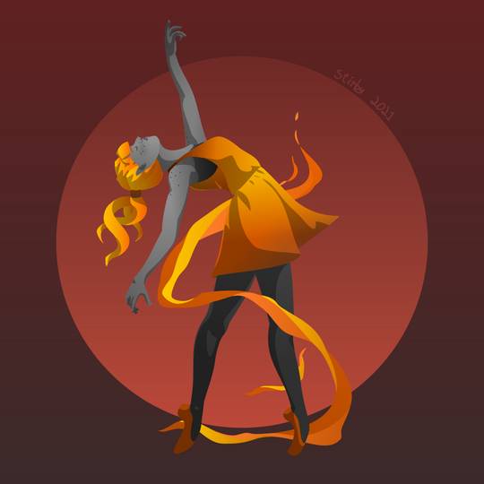 [ART] Elemental Dances - Fire. A Genasi Project.