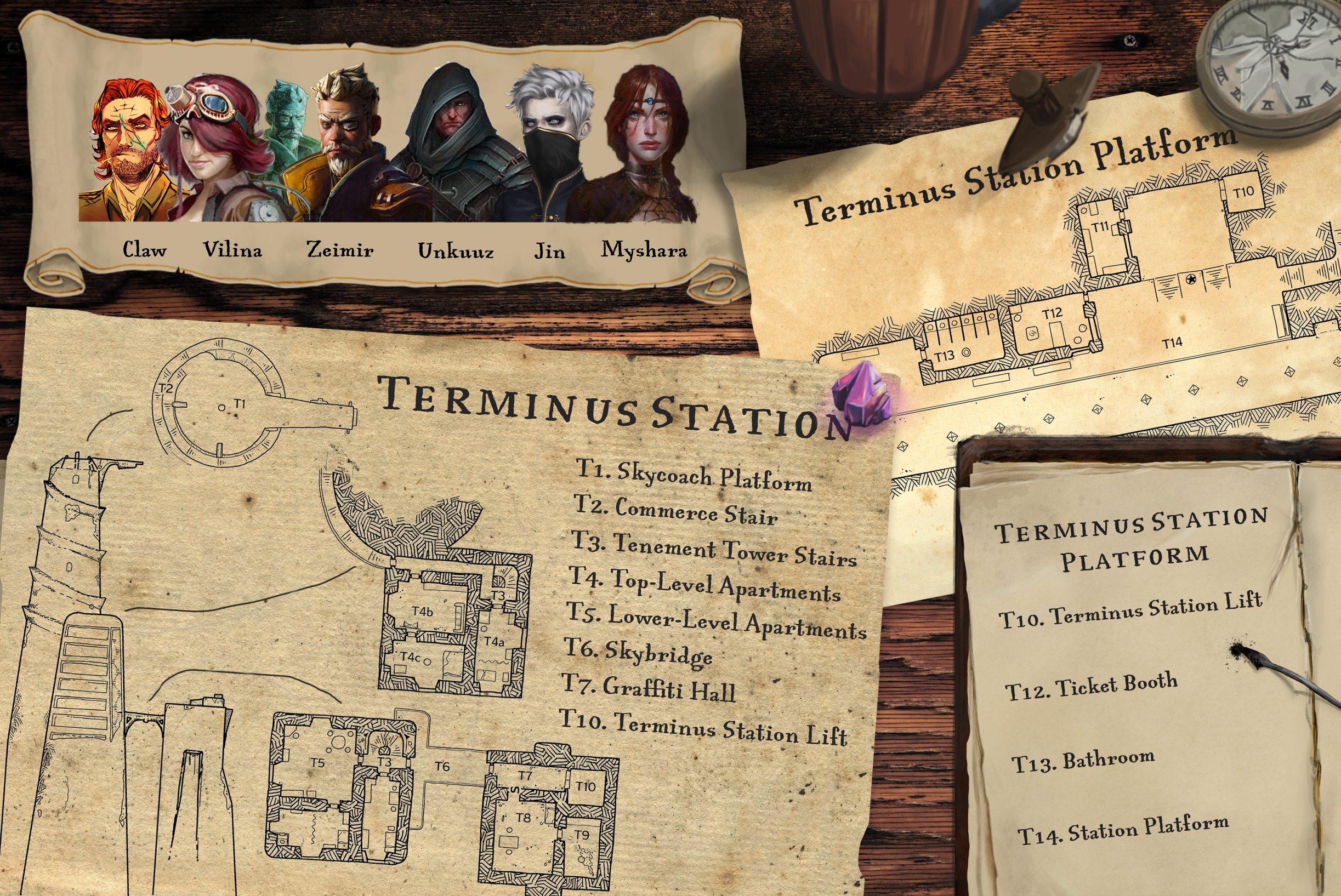 [ART] Wanted to give my players a more lore friendly map of Terminus ...