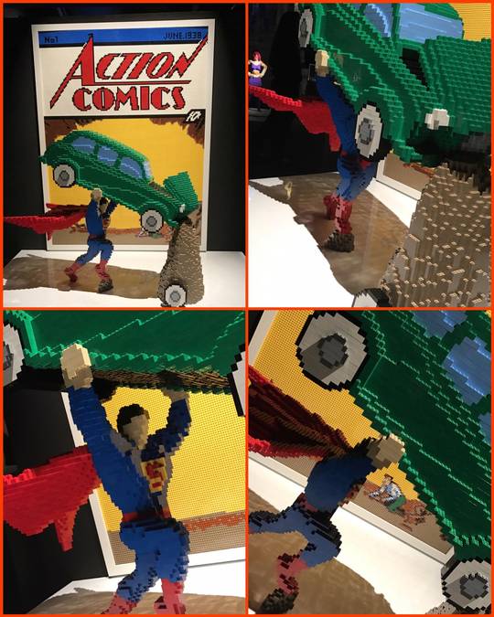 [Artwork] Action Comics #1 made entirely out of LEGO and it’s also 3D! Created by Nathan Sawaya.