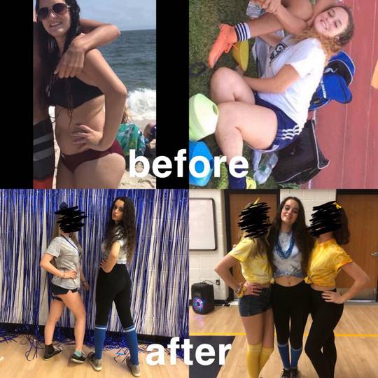 as of today, i have officially lost 80 pounds! i was very sick for a long time and couldn’t do any fitness. once i got treatment, it was time for me to lose the weight i gained in that time. i went through hell to get here, but damn. seeing the progress really makes it worth it :)