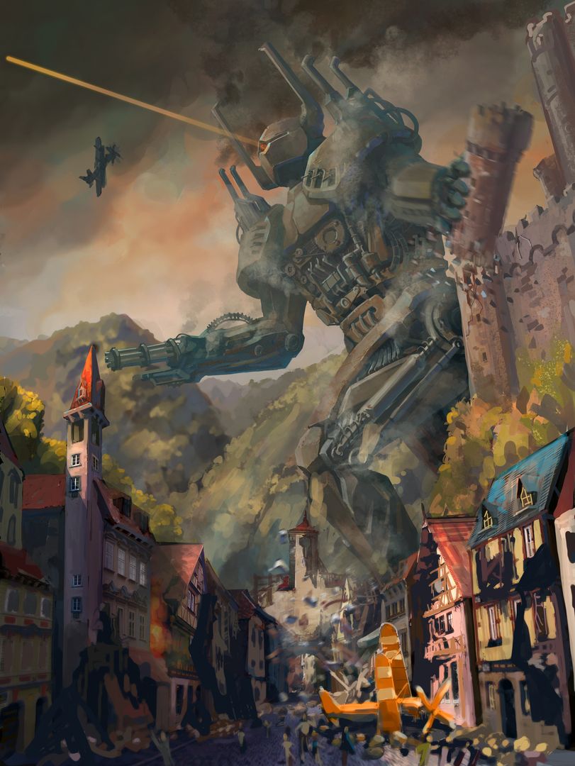 Attack of the Steam Robot by Dea Bum Kim