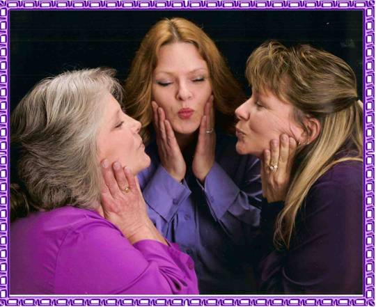 Awkward Kissing Generations Photo