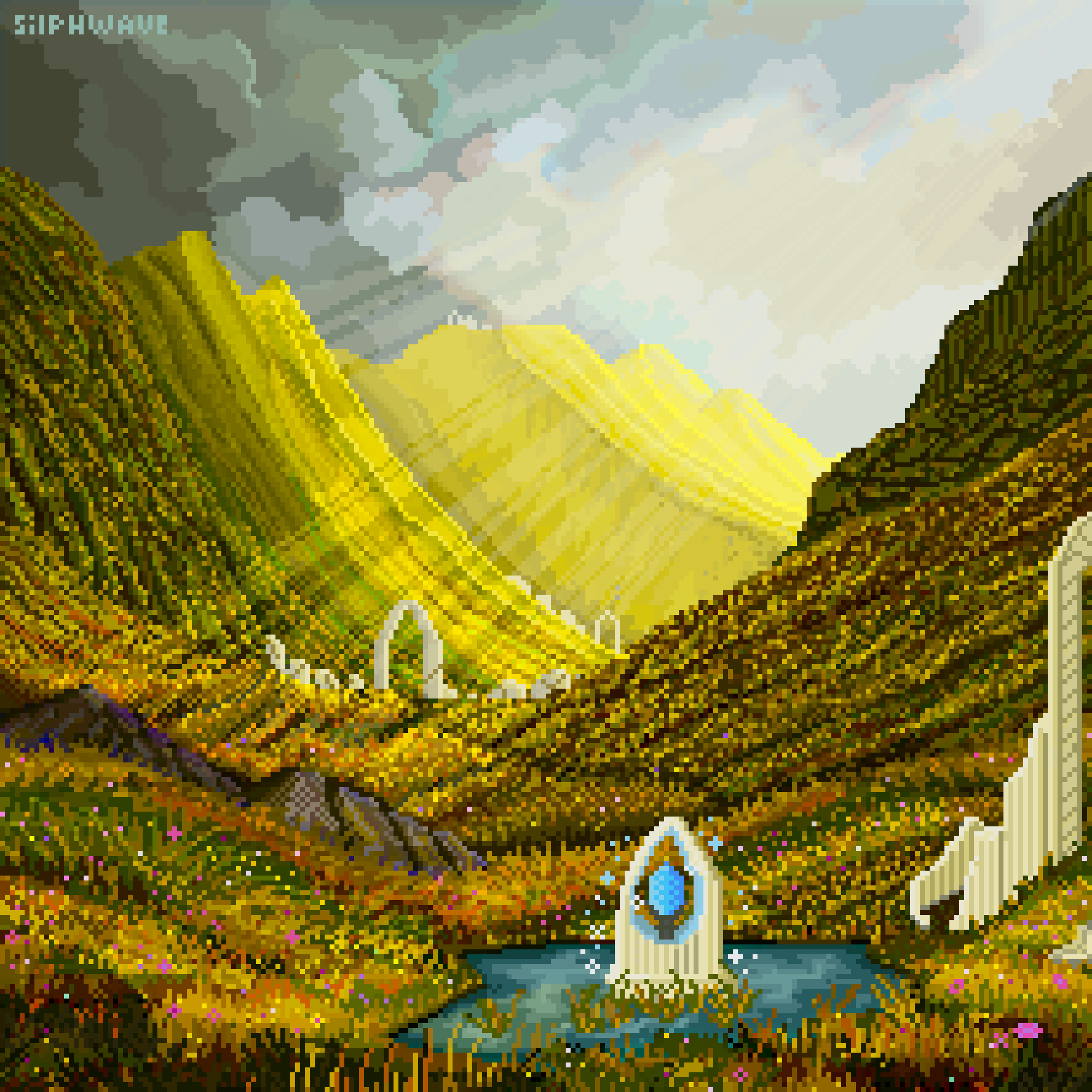 Ayleid Ruins | pixel art