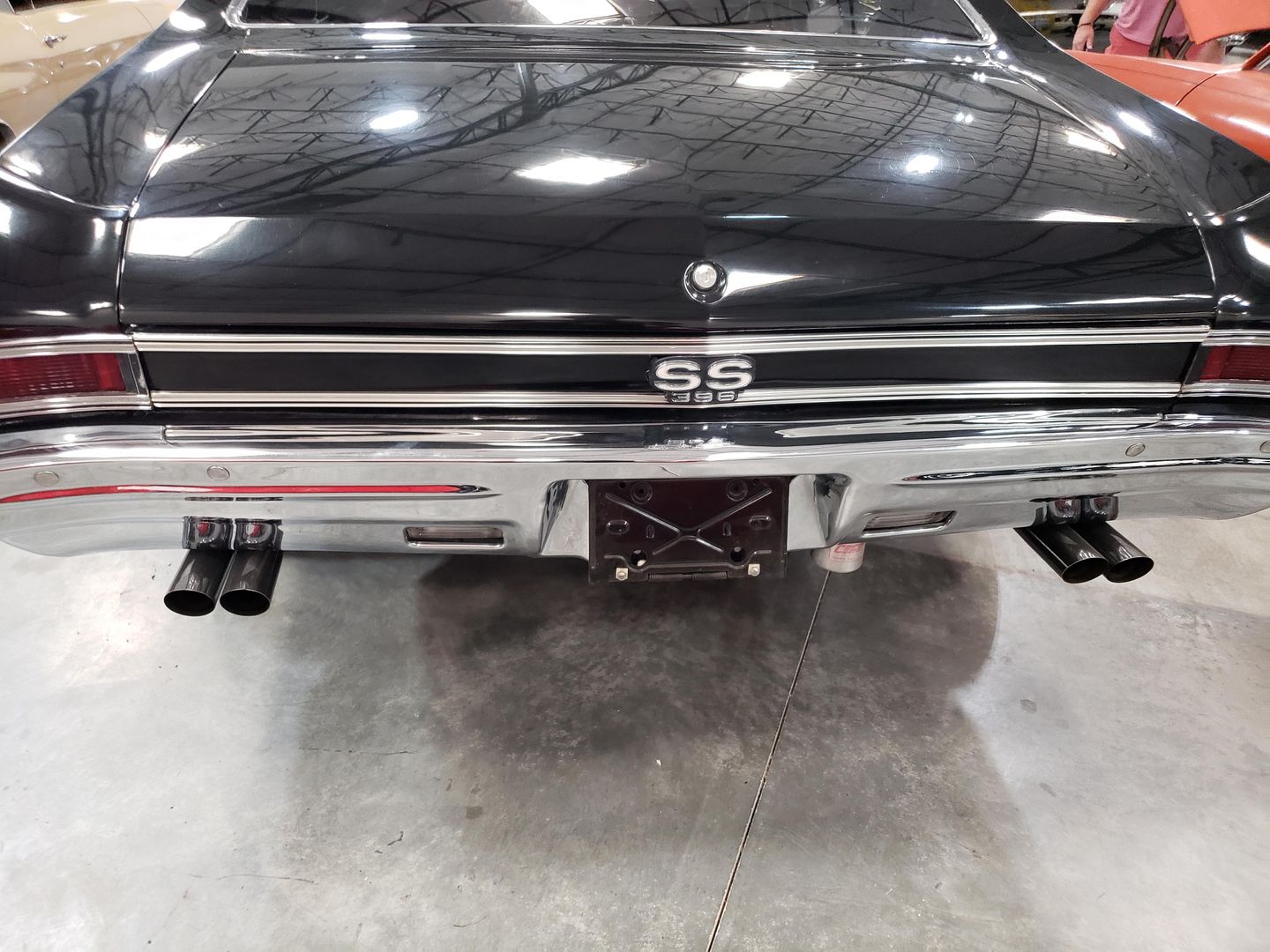 Back of this 1969 chevelle ss 396