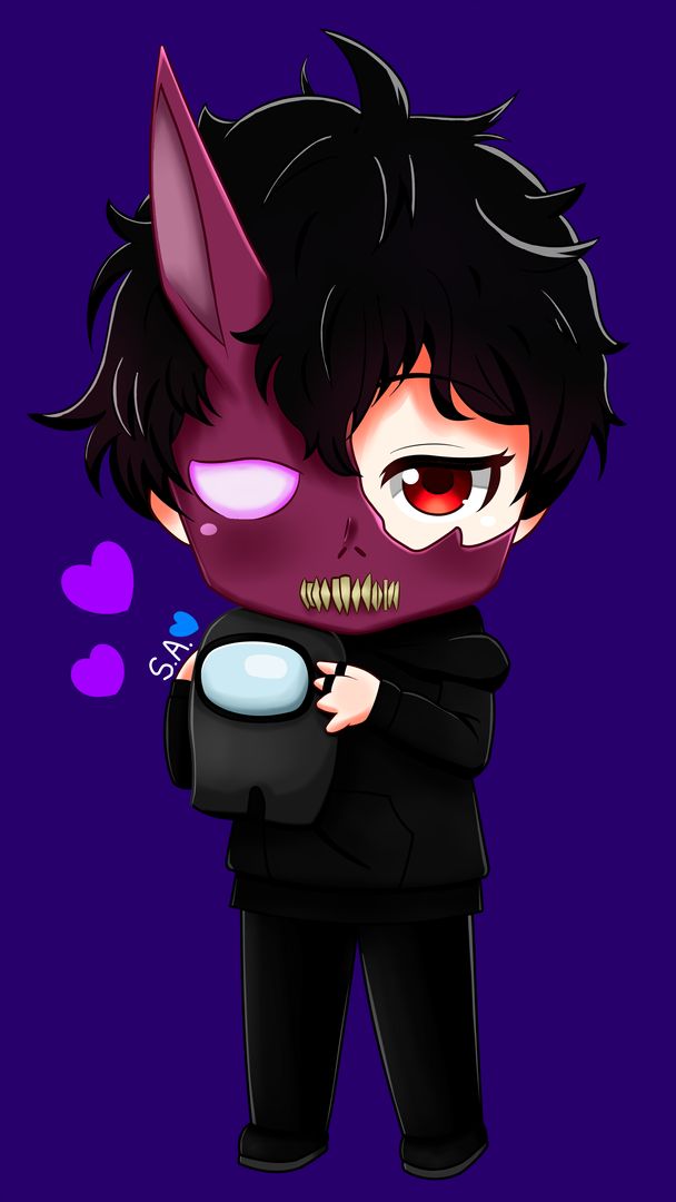 Bad day? Chibi Corpse Husband will lighten yer day!!! 💜💜💜
