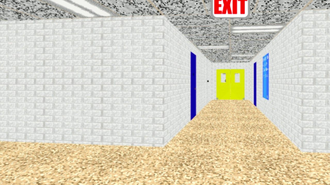 Baldi's basics has strong Liminal Space vibes