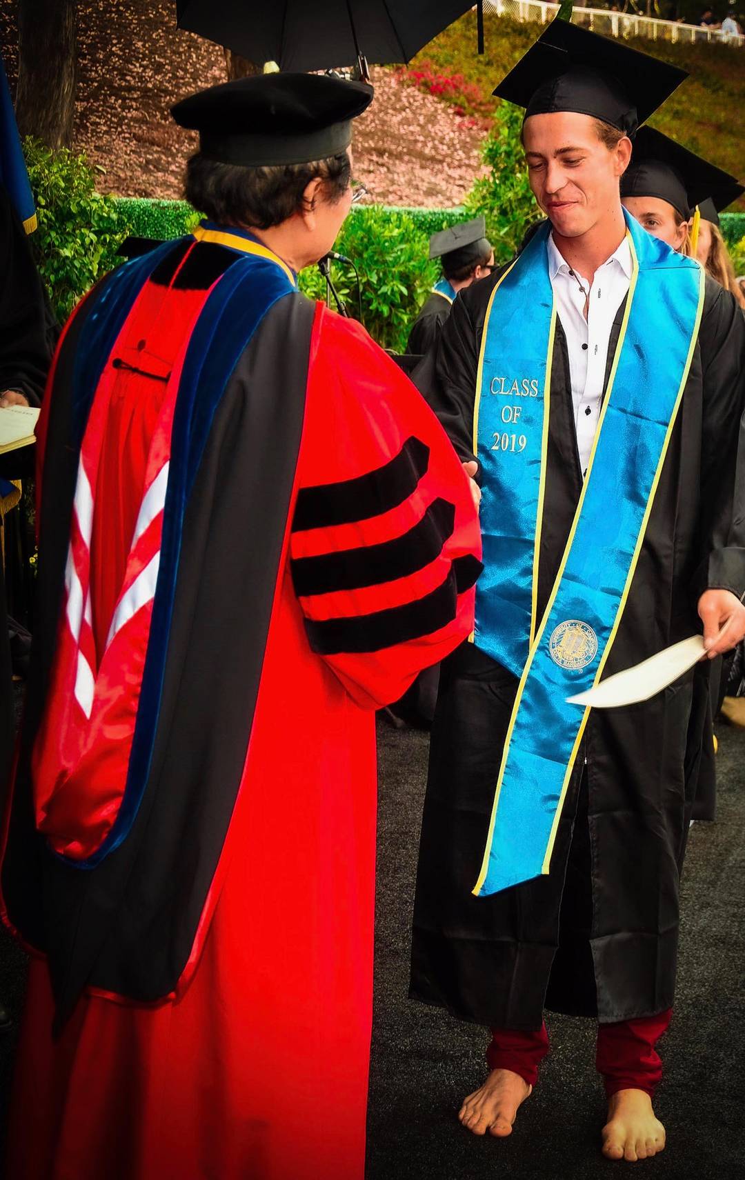 Barefoot Graduation