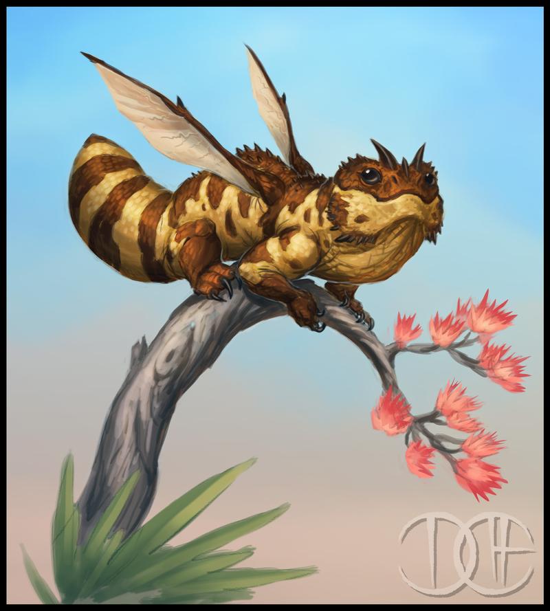 Bee by Trollfeetwalker