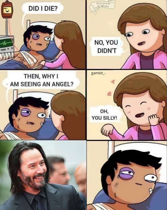 Behold, the god himself is here.
