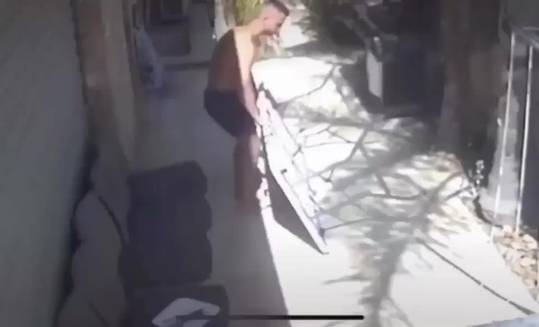 Being careless with a table.