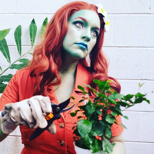 Being stuck at home = a ridiculous number of Halloween costumes. Here's the first! Arkham Asylum Poison Ivy [self]