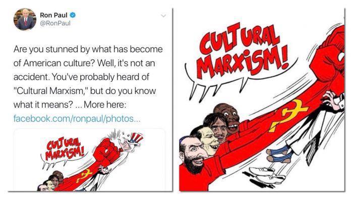 Ron Paul Tweets Fascist Conspiracy of Cultural Marxism Again- (Kulturbolschewismus)
