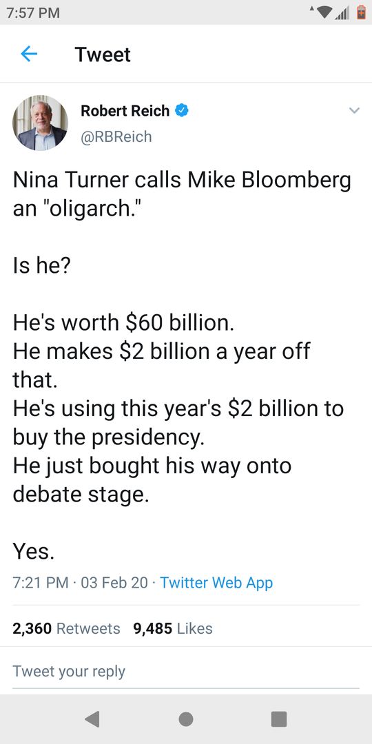 Bloomberg is an oligarch.