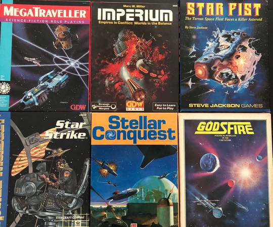Boardgame box covers from the 80’s