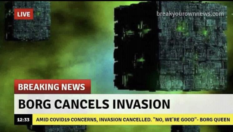 BORG CANCEL INVASION!