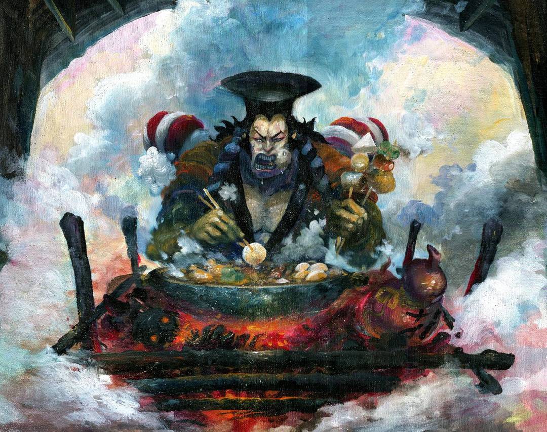 Born to Boil, a painting of my favorite GOAT