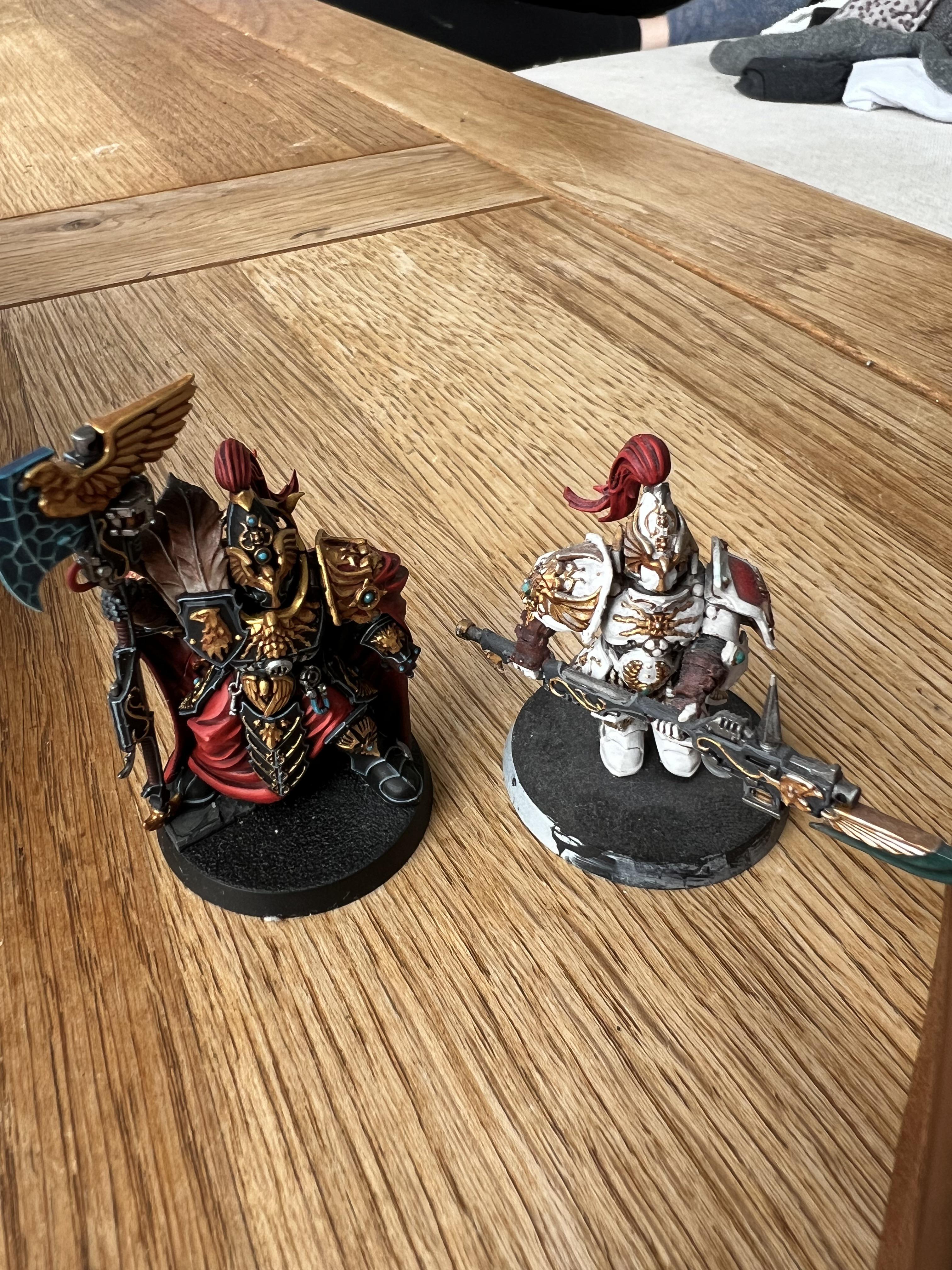 Bought used models, keep or remove paint? (I have black Custodes) 