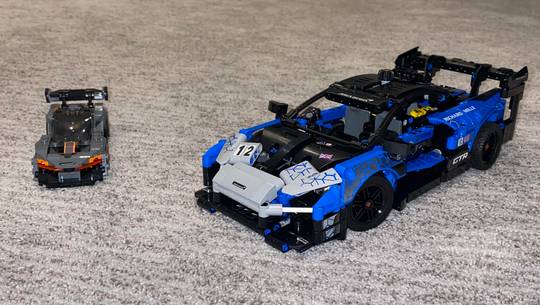 Built the lego speed champions and technic McLaren Senna