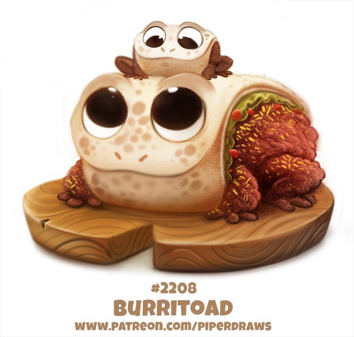 Burritoad by Piper Thibodeau