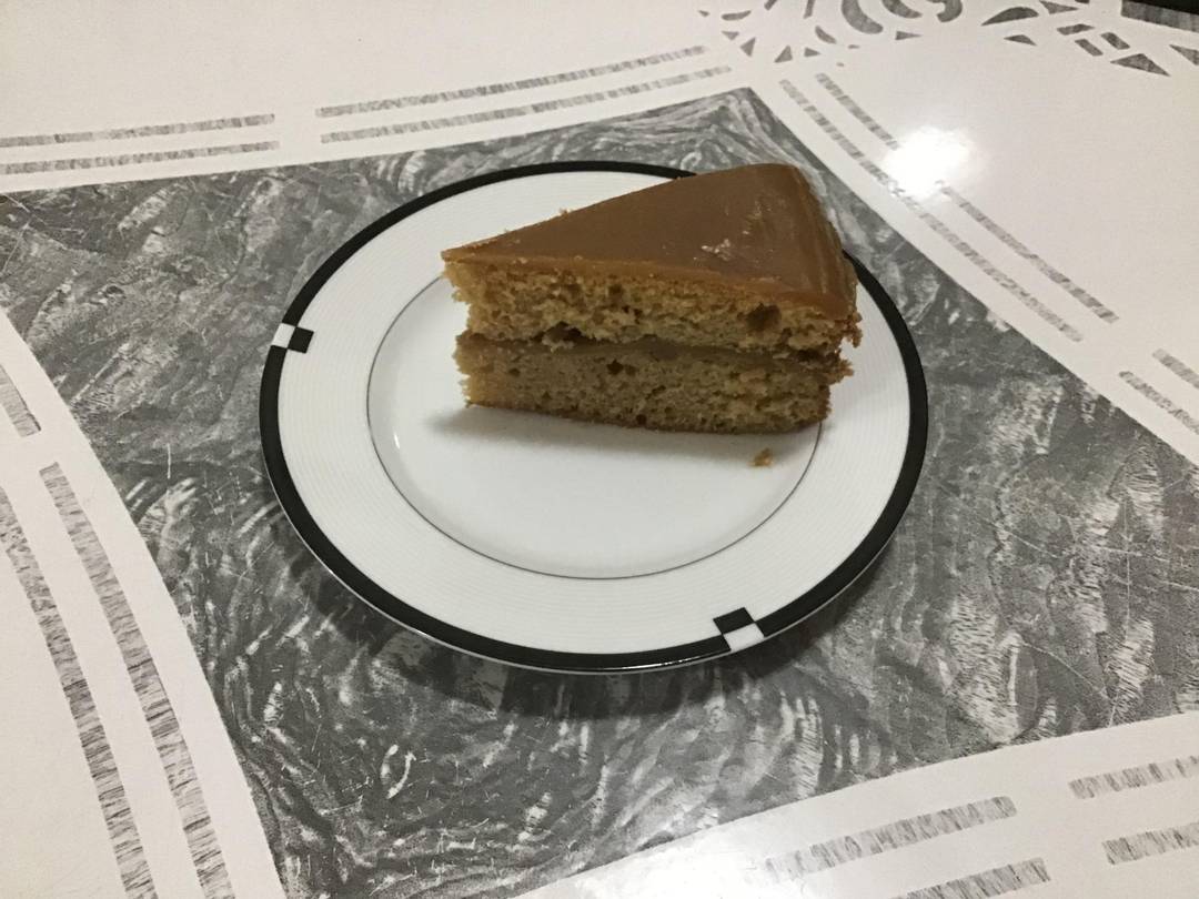 Butterscotch Cake with Caramel Icing