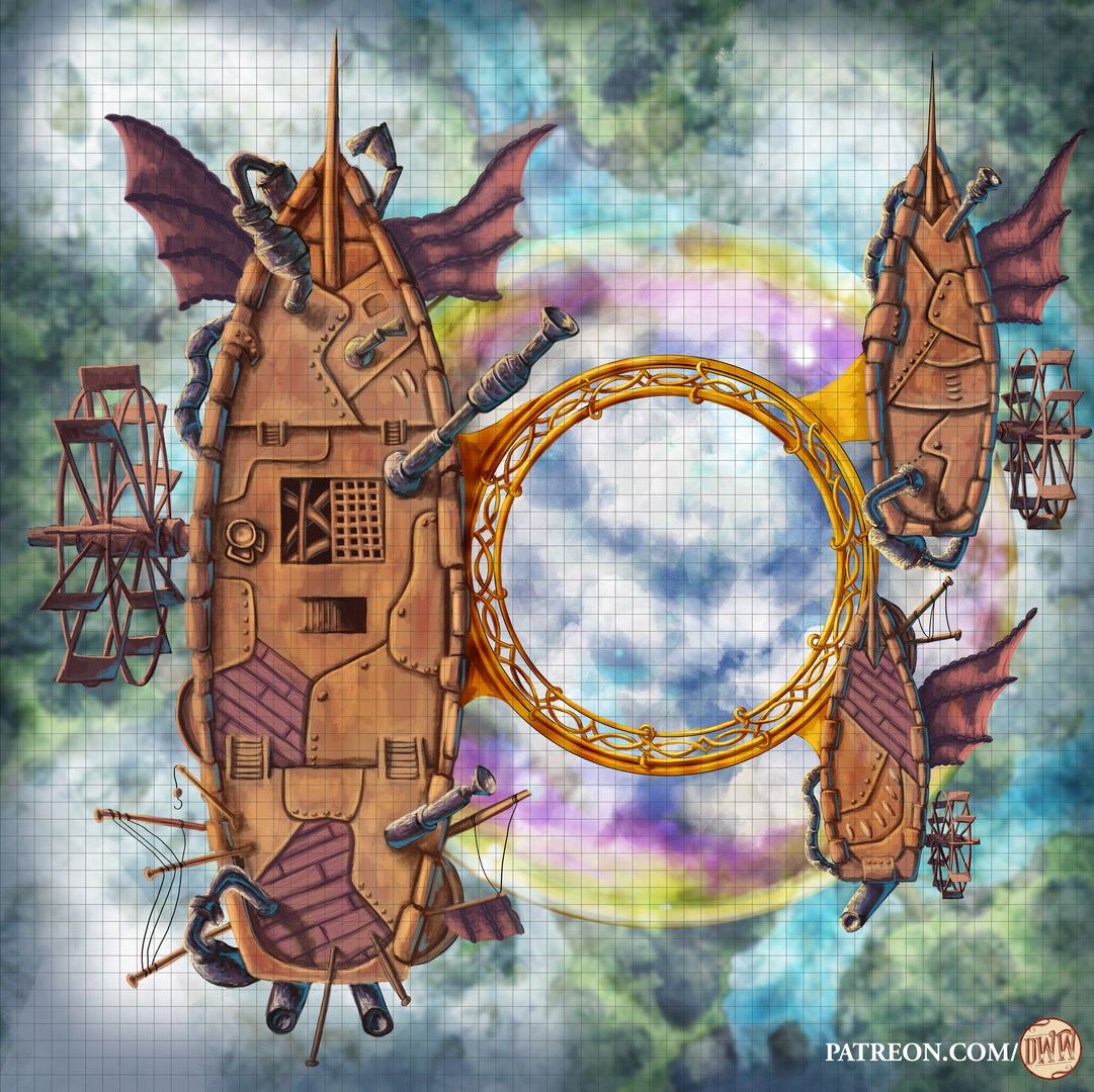 Calcifer's Drift Airship