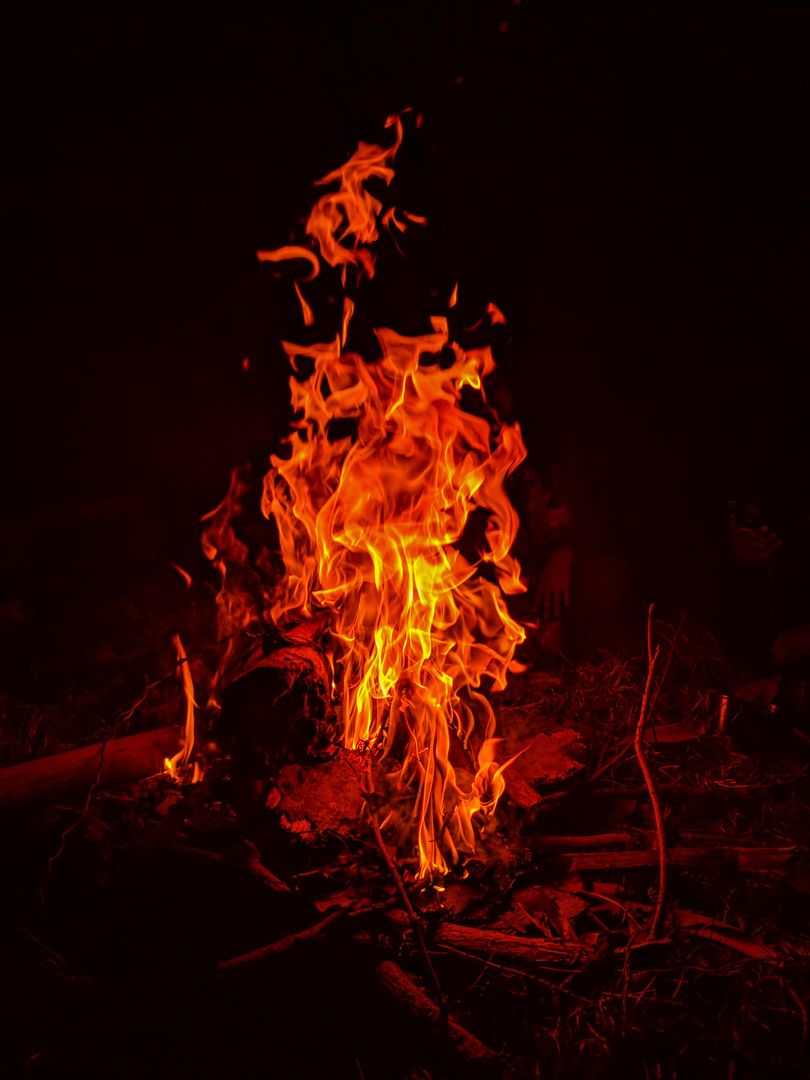 Campfire fine moment [3024x4032] resolution
