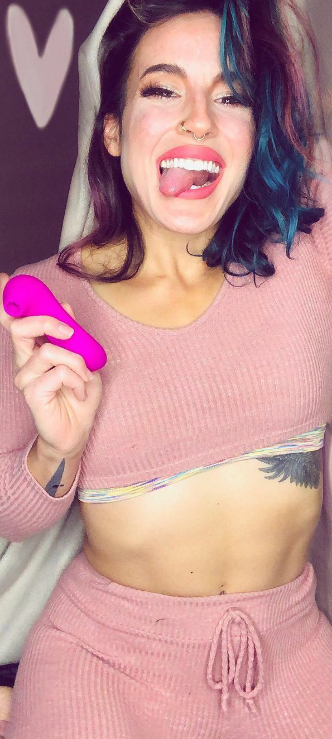 Cara Maria Sorbello and her vibrator Scrolller