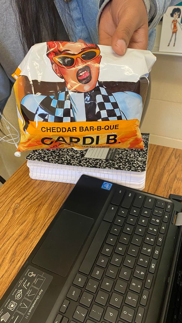 CARDI B potato chips!