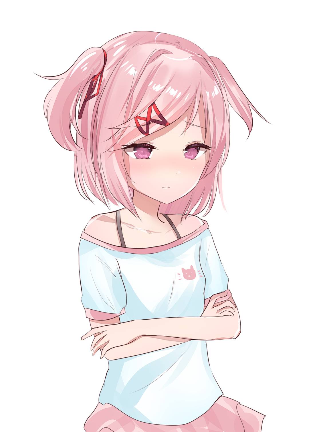 Casual Natsuki. [Doki Doki Literature Club]