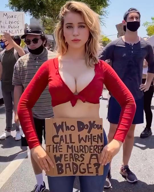 Caylee Cowan - sexy AND socially conscious