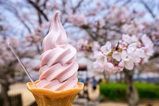 Cherry Blossom Ice Cream