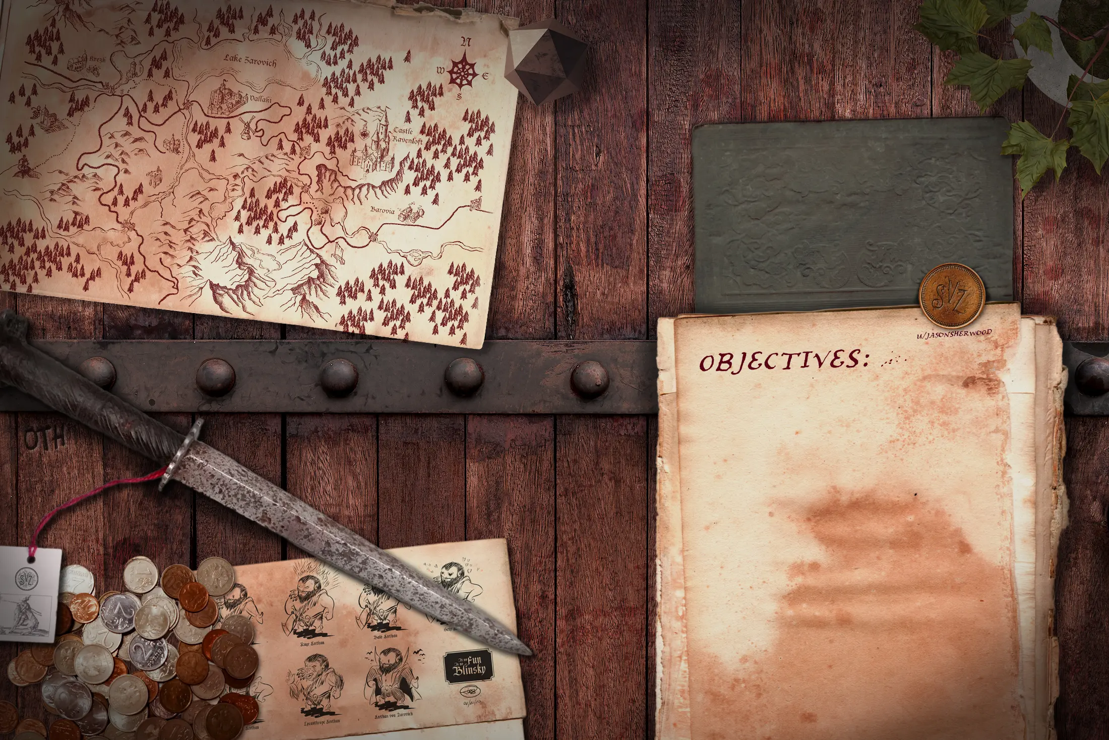 Clean Landing Page: Curse of Strahd