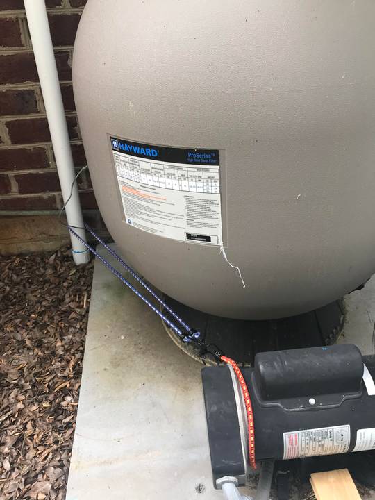 Clever way to stop loud motor vibration. One of my customers brainstormed this up.