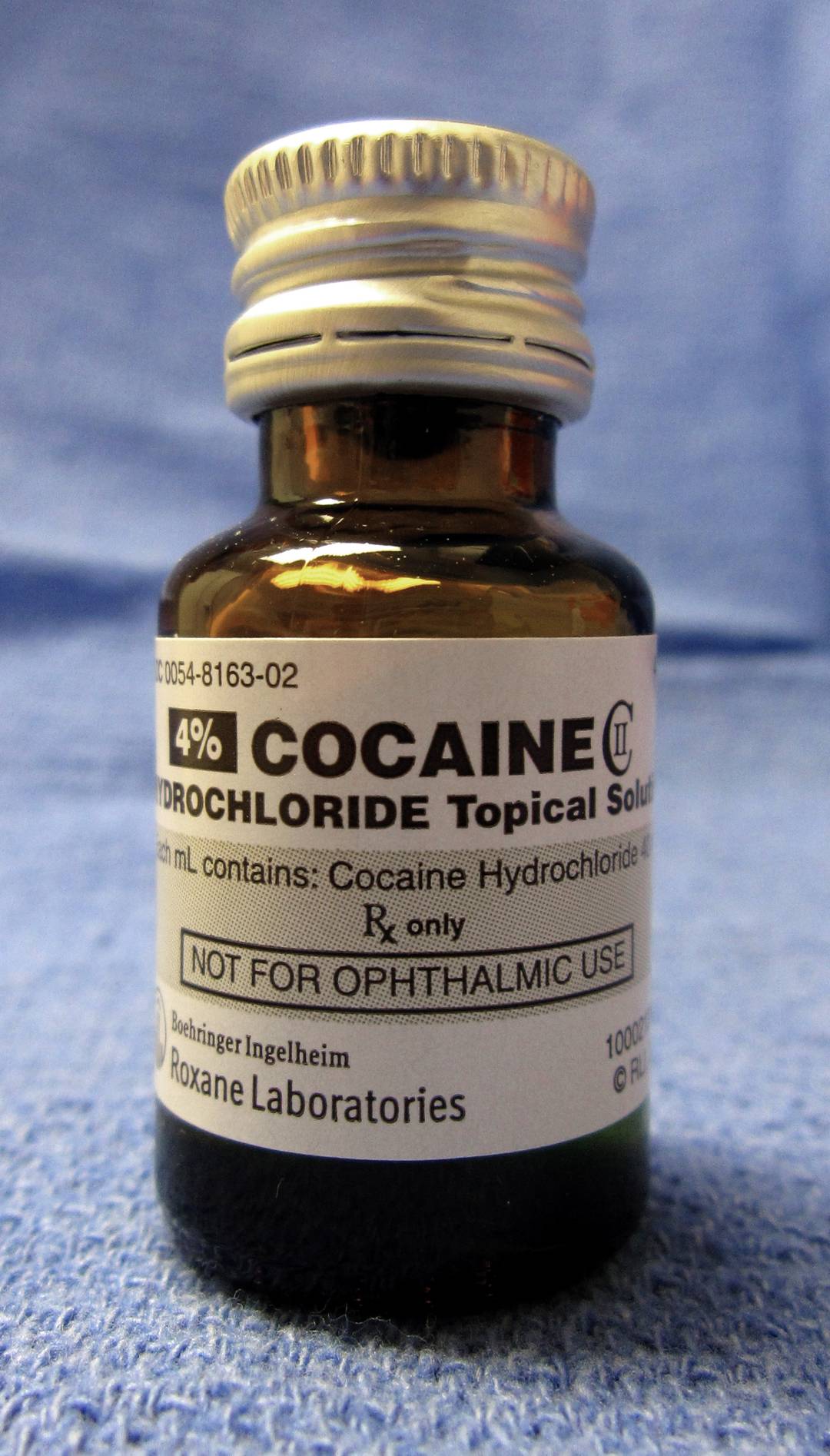Cocaine, a schedule II drug in the United States, hydrochloride legally obtained with a prescription [1824x3198]