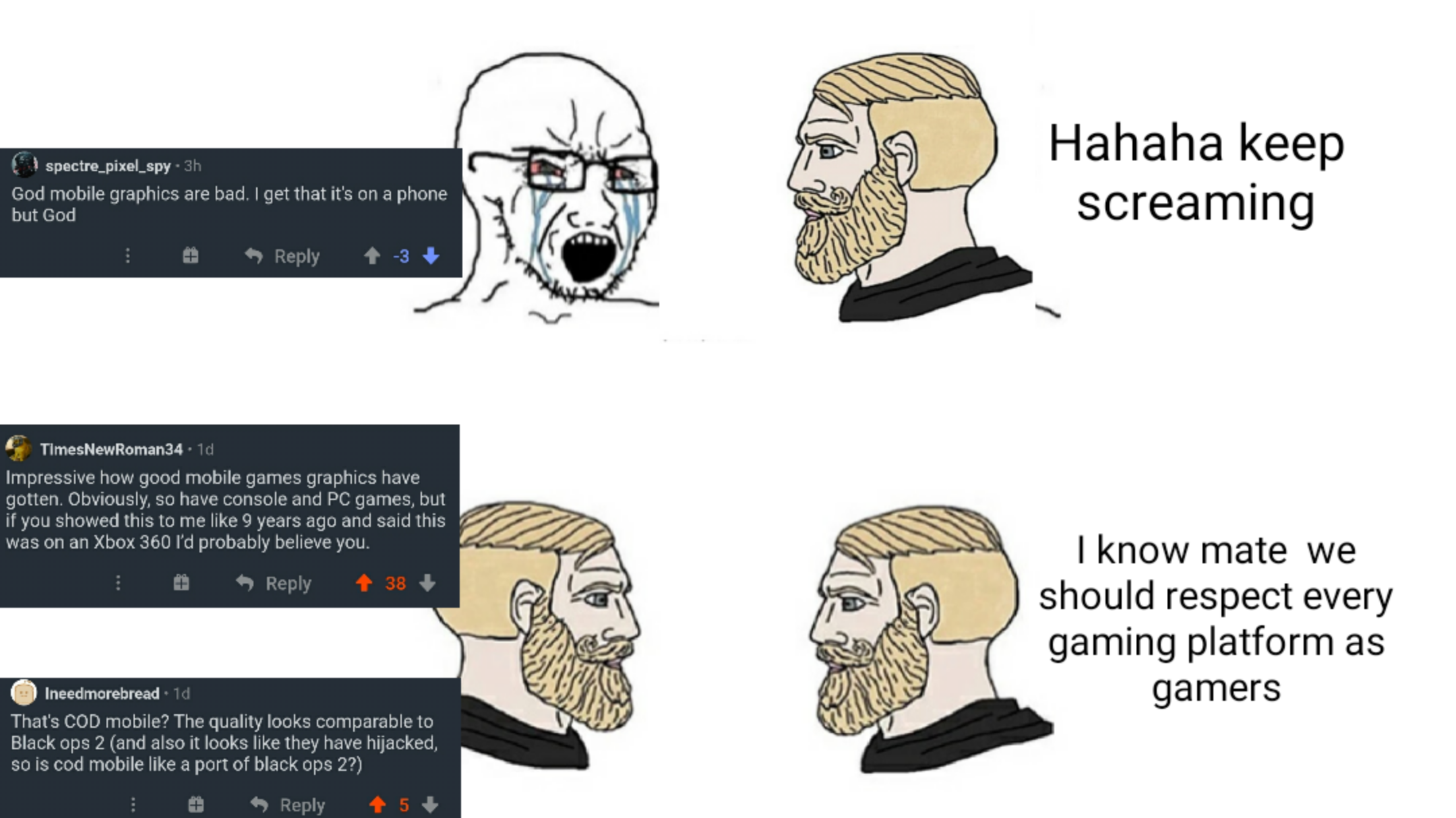 [Cod] be respectful mates, now mobile game is a part of our cod family ...
