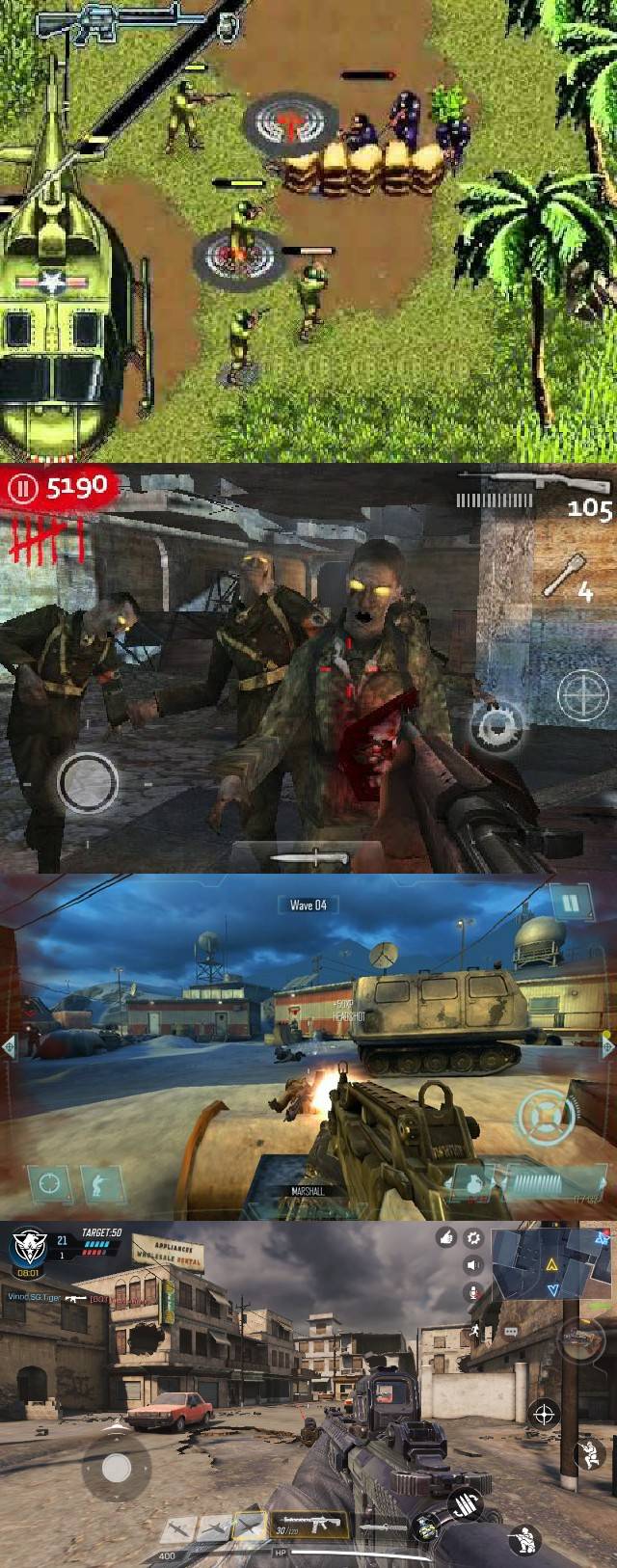 [COD] The evolution of Call Of Duty mobile games over the years. (2009 ...