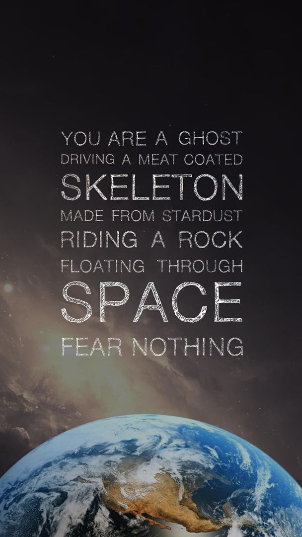 Combined two wallpapers I found on reddit. It's a little nerdy motivation!