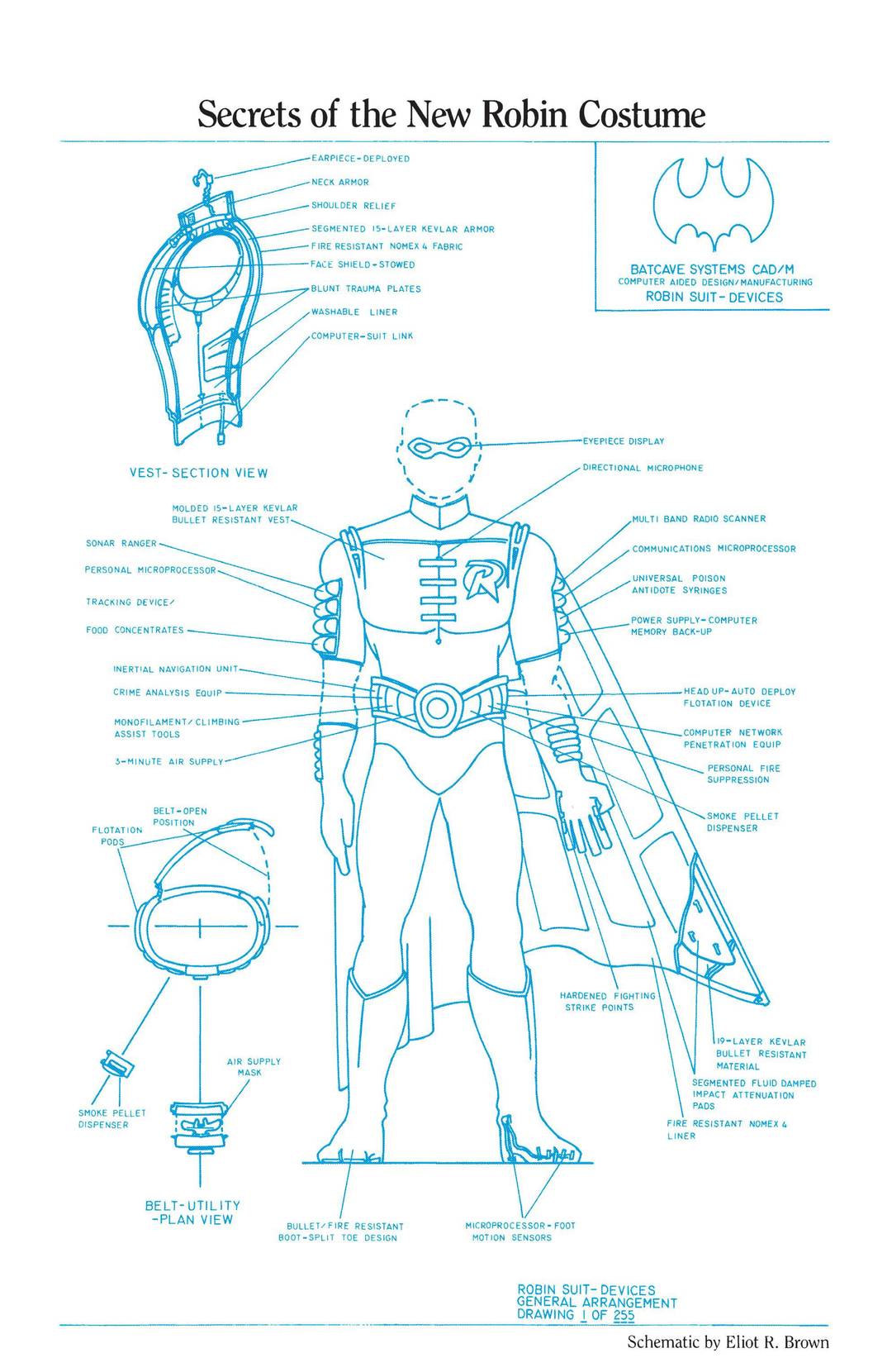 [comic excerpt] Tims first Robin costume (Robin Vol 1 Reborn)