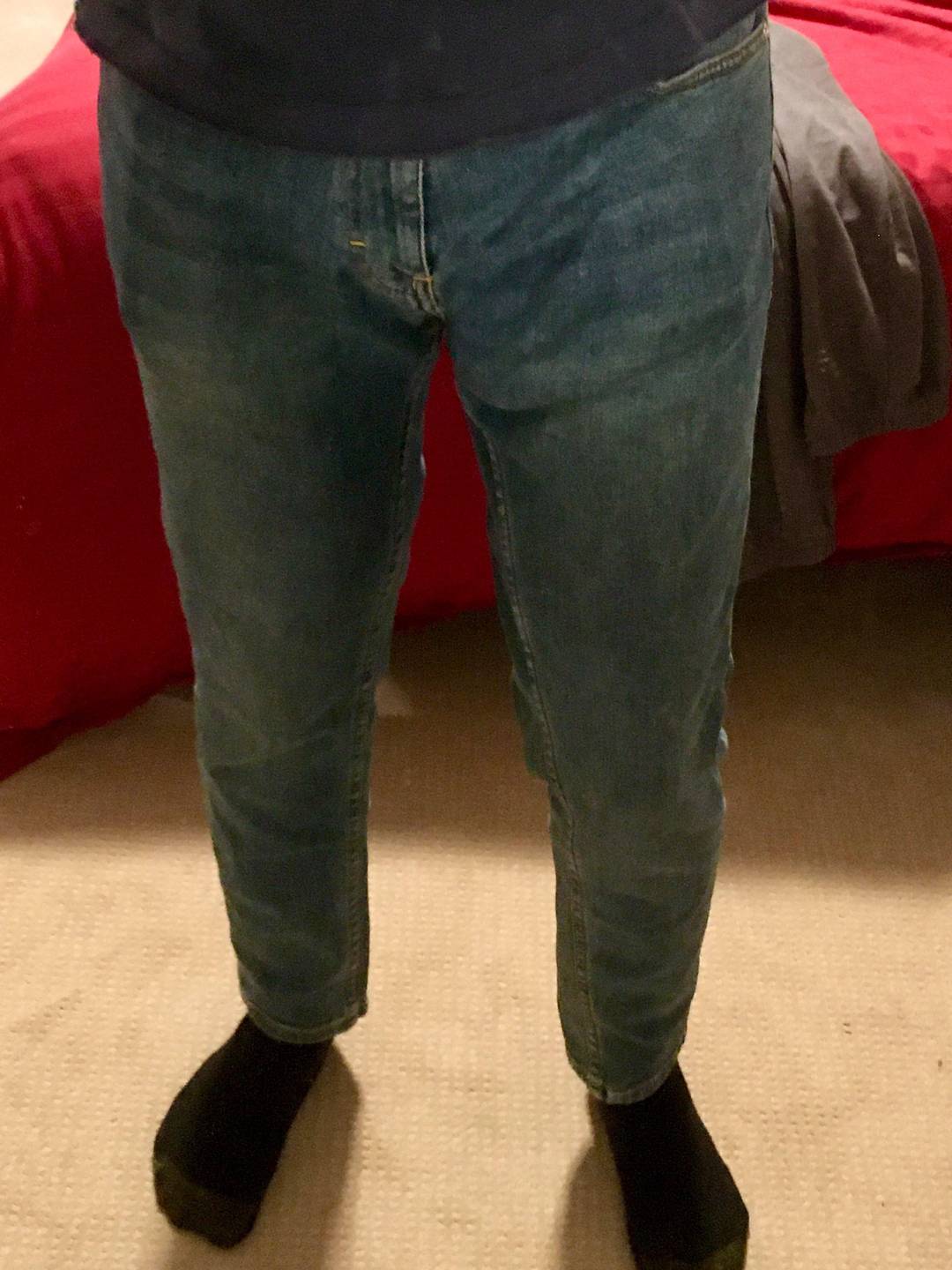 Commando in jeans is always fun