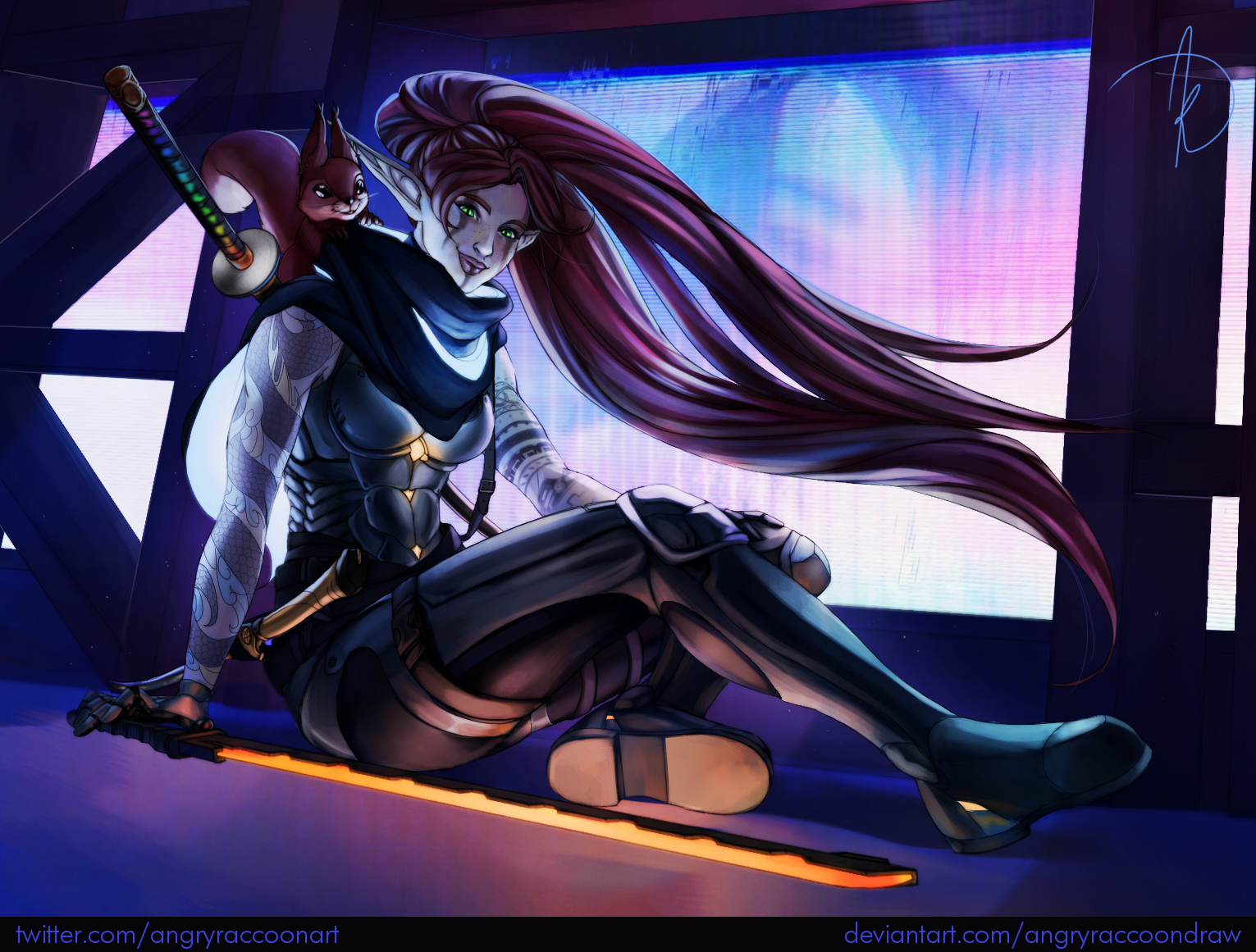 [Commission] Allira, the Assassin | Scrolller
