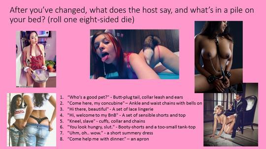 Gender swap and body change roleplay with a curvy woman and diverse muscular men in a vacation scenario