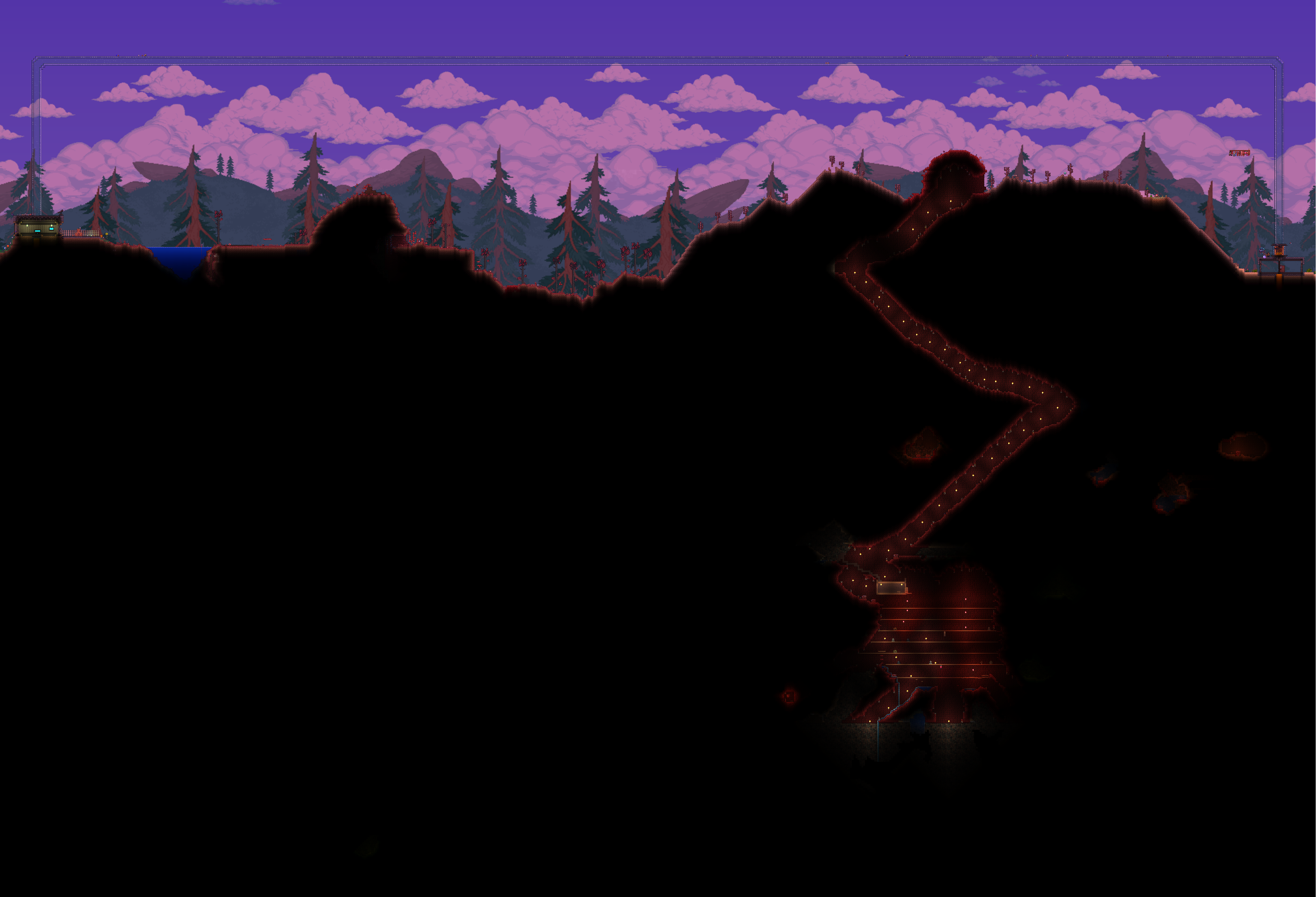 containing the crimson