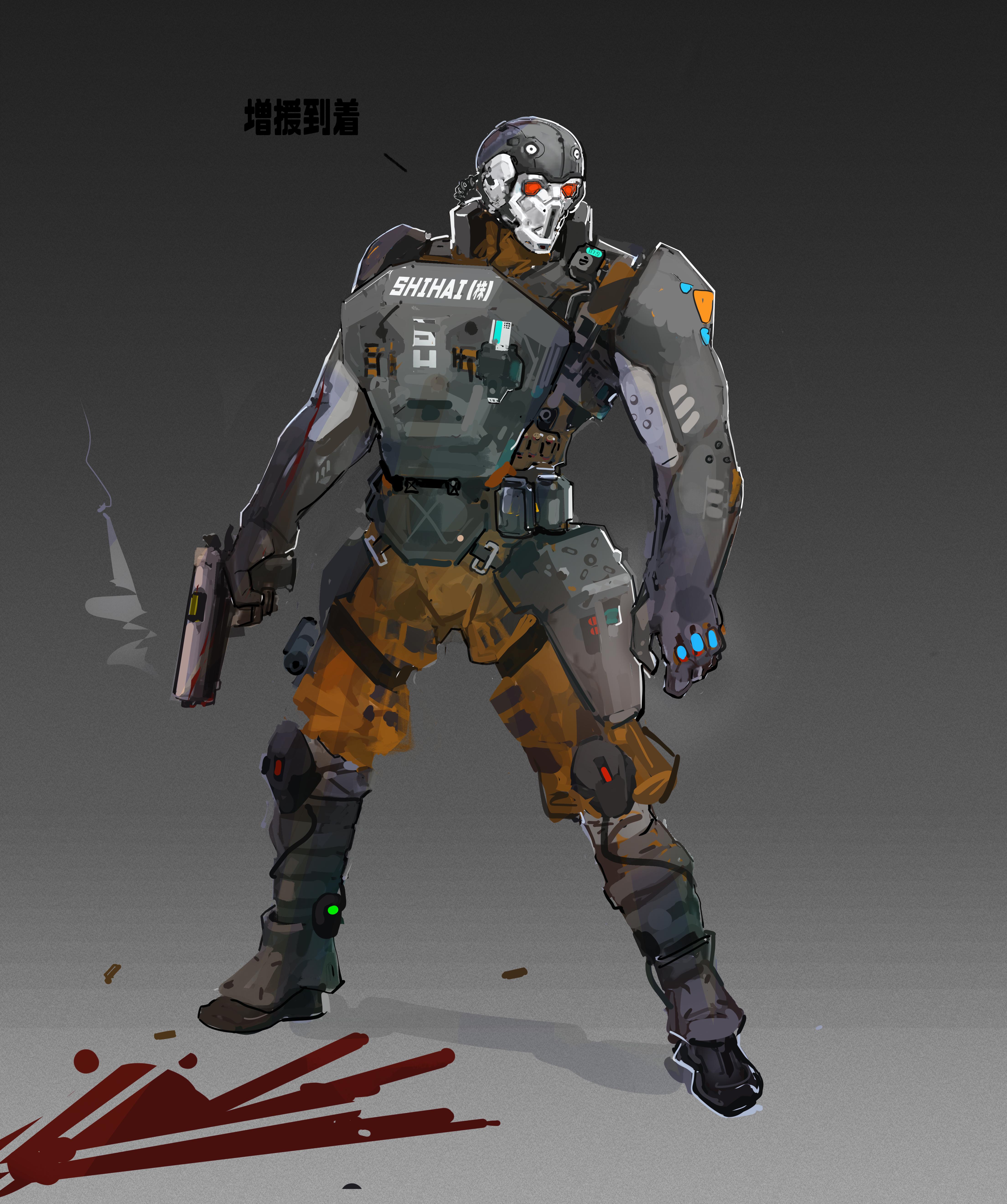 Corporate Security (clip studio sketch)